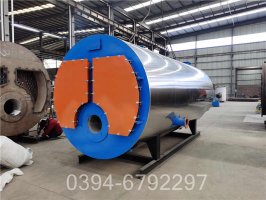 二吨卧式燃气热水锅炉